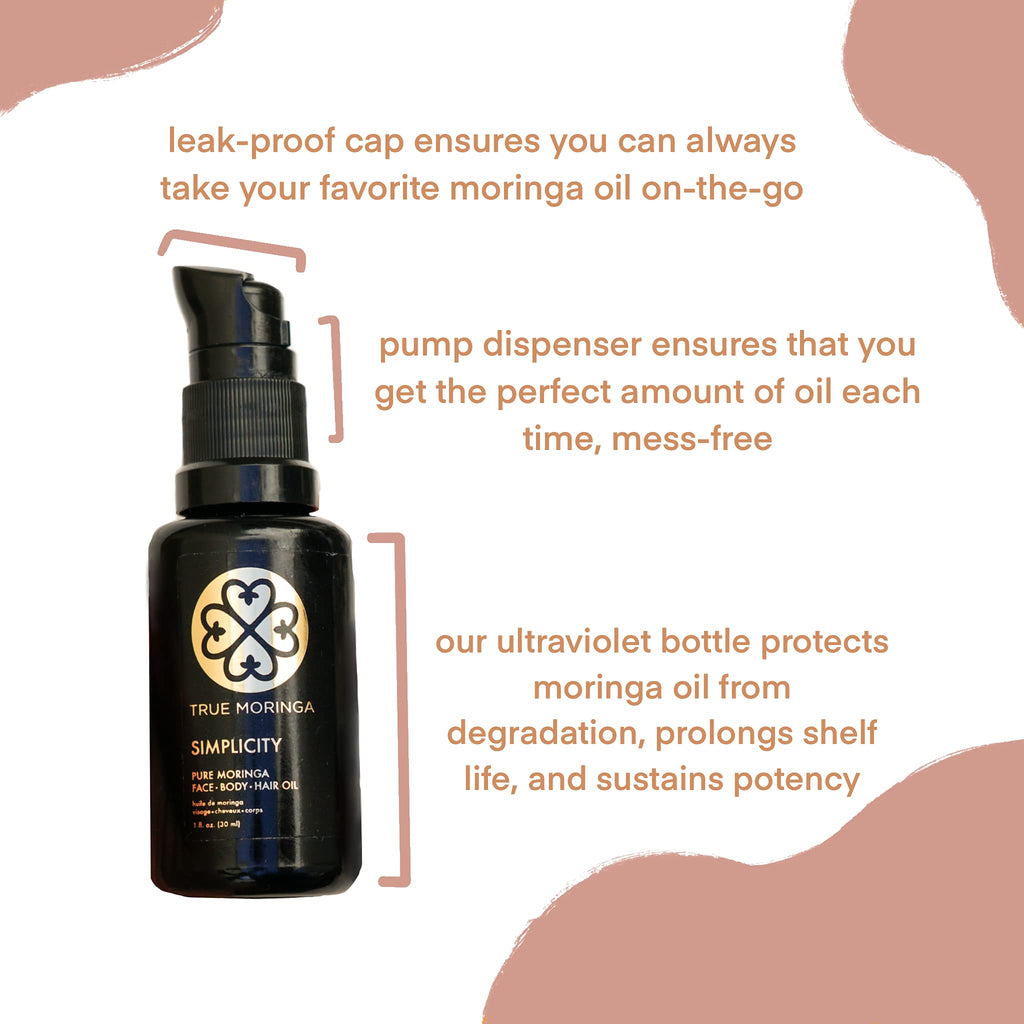 True Moringa Oil – 100% Pure Cold-Pressed Lavender (30 ml) for Face, Body & Hair