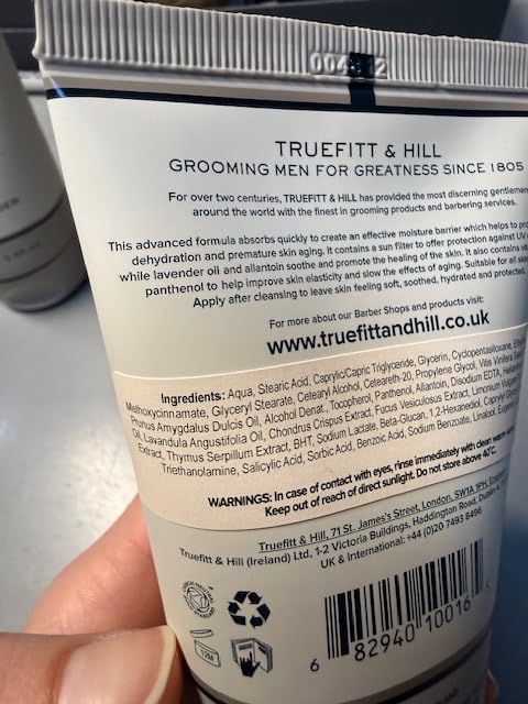 Truefitt & Hill Skin Control Facial Moisturizer – 3.4 oz