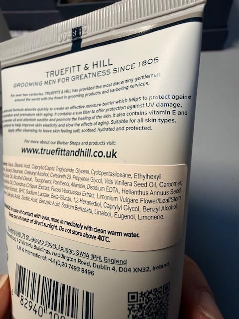 Truefitt & Hill Skin Control Facial Moisturizer – 3.4 oz
