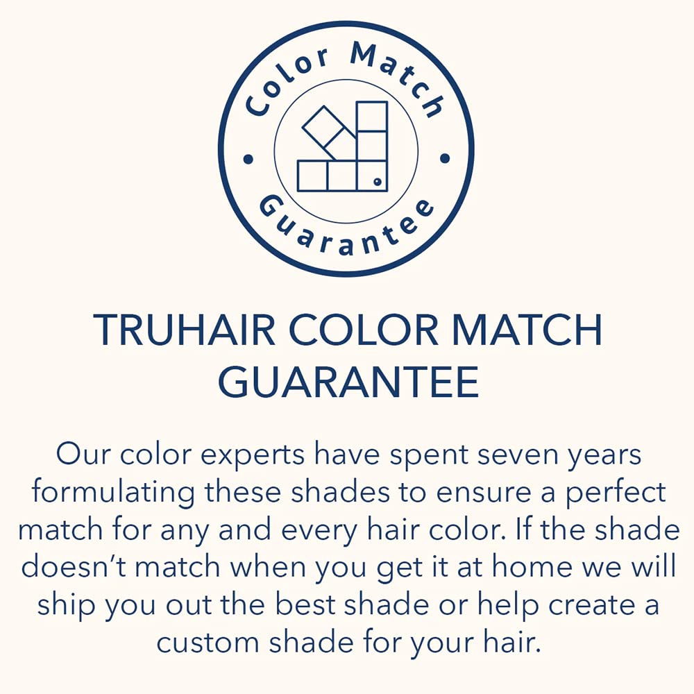 TRUHAIR Color Fibers Root Coverage & Density Booster | Quick-Apply Touch Up Hair Color | 11 Shades Available (Blonde)