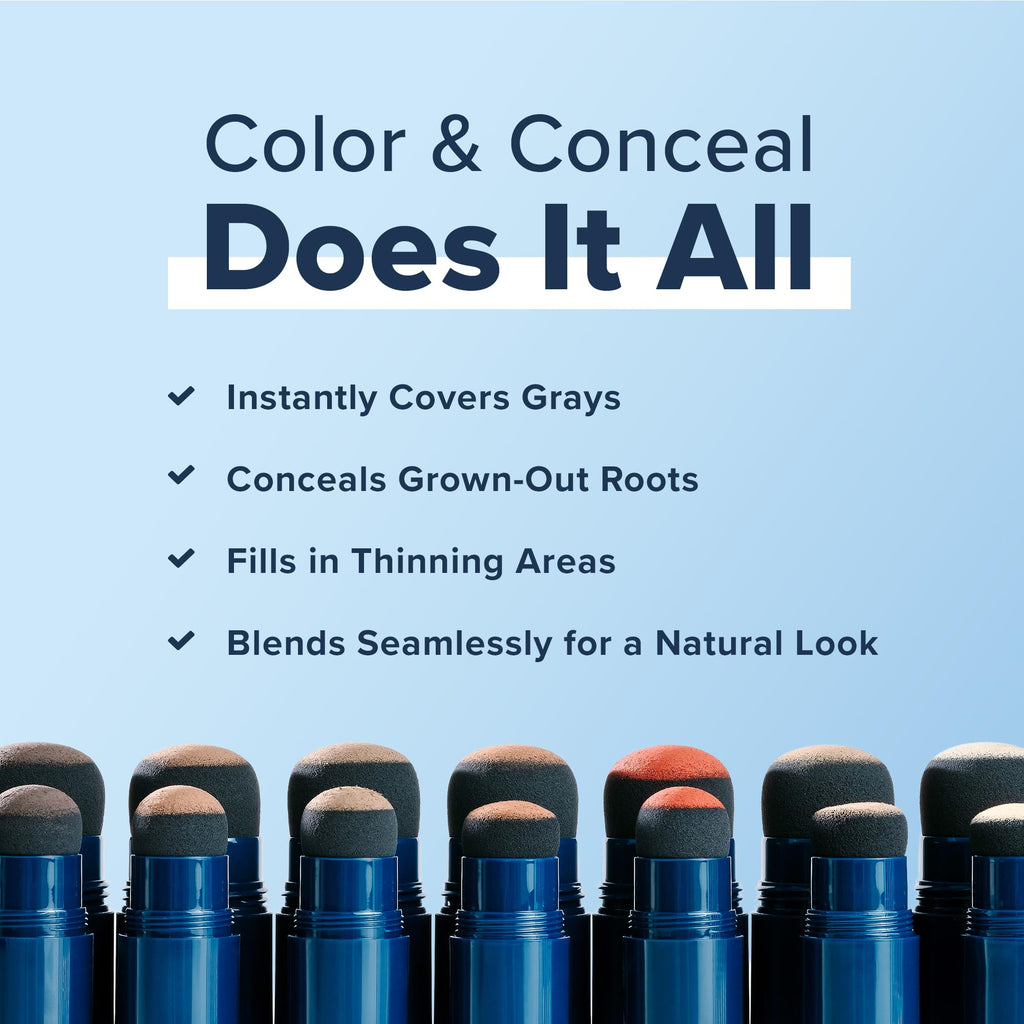 TRUHAIR Jumbo Color & Conceal — Waterproof Root Touch Up for Gray Hair