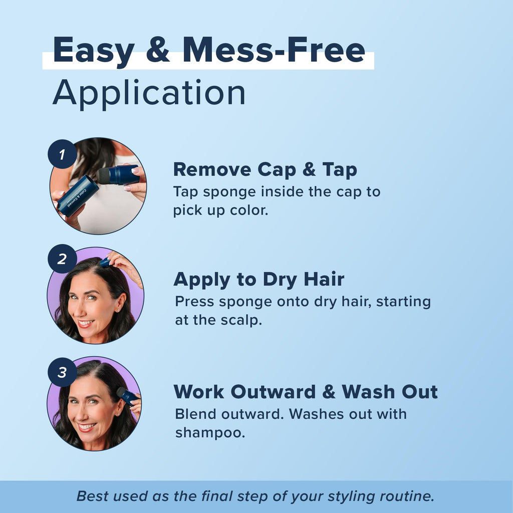 TRUHAIR Jumbo Color & Conceal — Waterproof Root Touch Up for Gray Hair