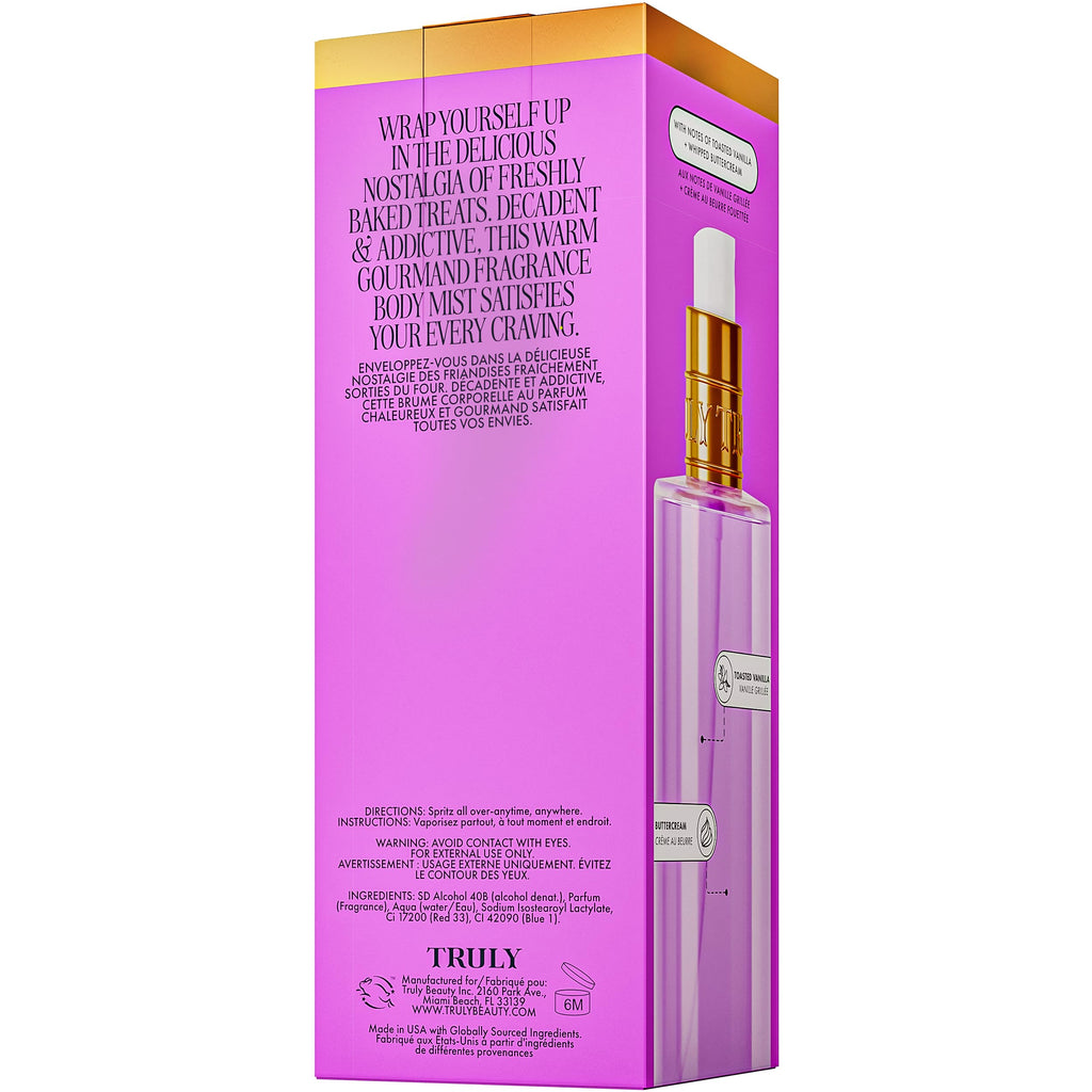 Truly Glazed Donut Perfume Mist – Toasted Vanilla & Whipped Buttercream