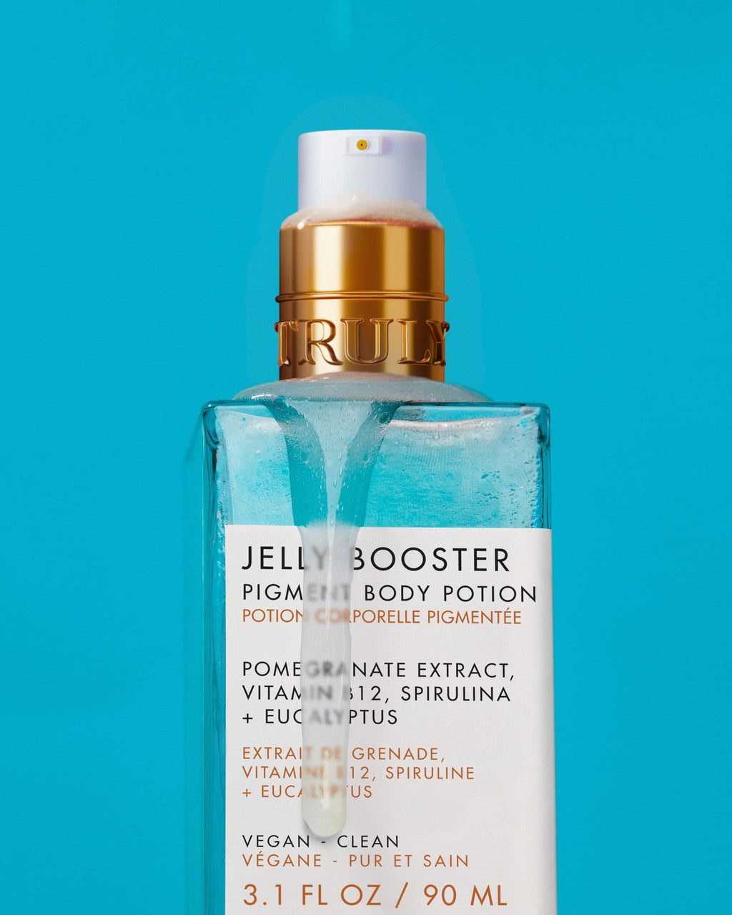 Truly Beauty Jelly Booster Pigment Body Potion – Lightweight Acne Scar Treatment for Face & Body (3.1 Fl Oz)