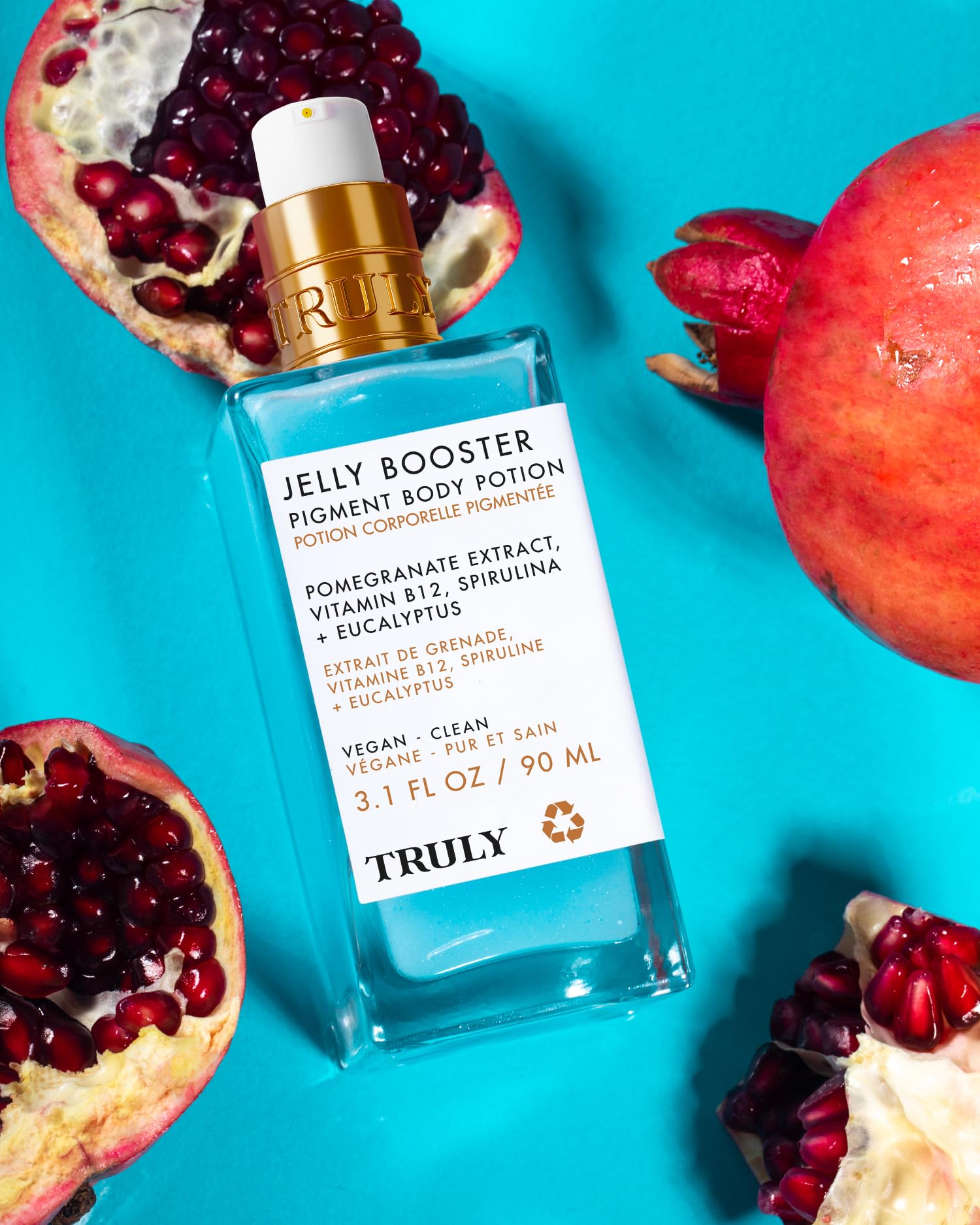 Truly Beauty Jelly Booster Pigment Body Potion – Lightweight Acne Scar Treatment for Face & Body (3.1 Fl Oz)