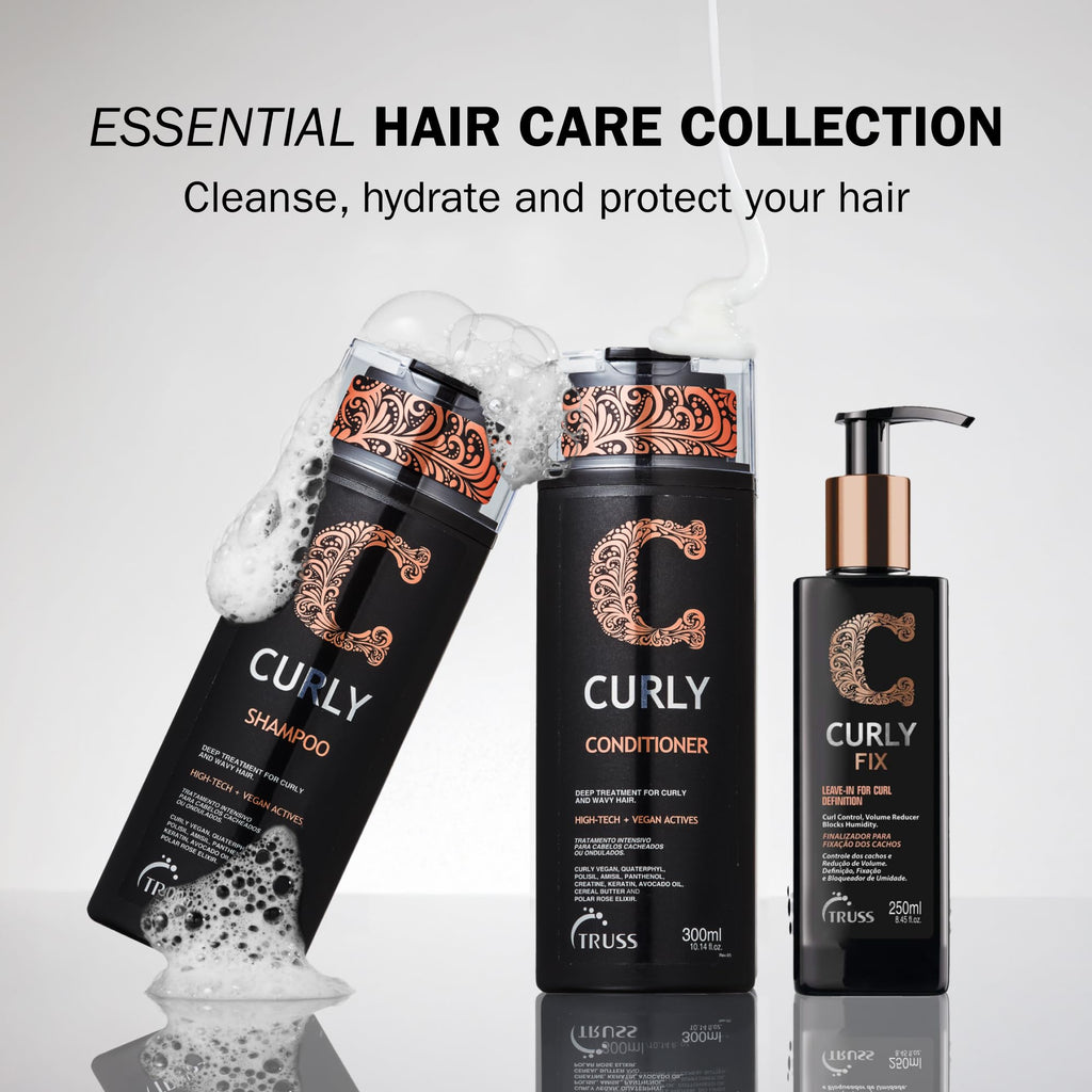 Truss Curly Fix - Leave-In Curl Defining Cream | Medium Hold, Frizz Control, All-Day Definition