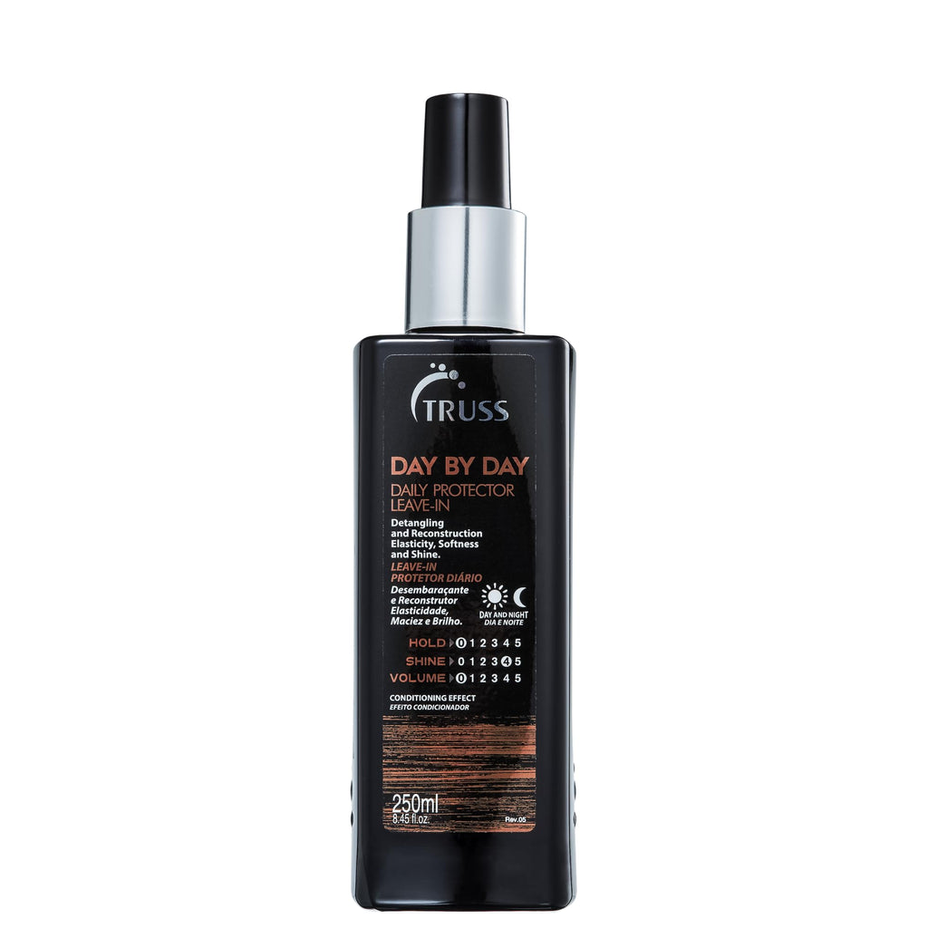 TRUSS Day by Day Leave In Conditioner Spray – Lightweight Detangler & Heat Protectant for Hair (8.45 oz)