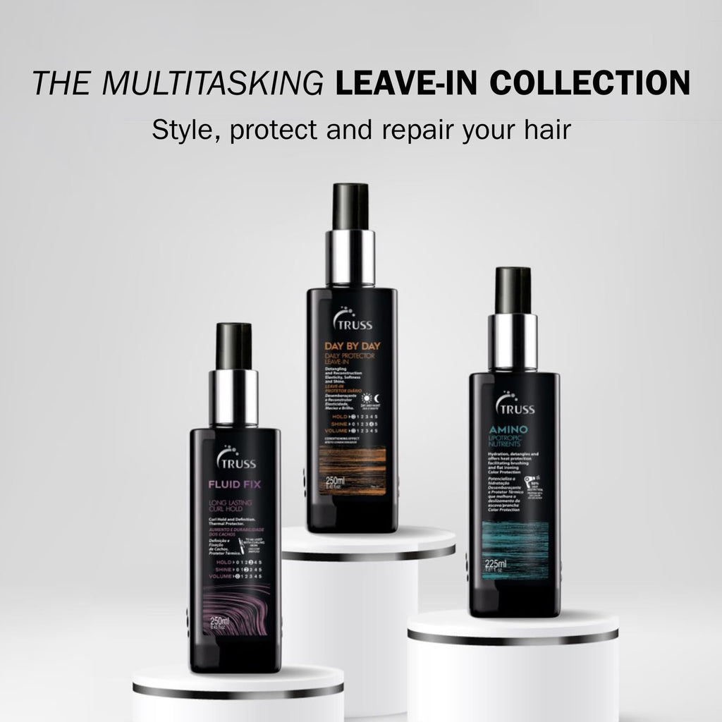 TRUSS Day by Day Leave In Conditioner Spray – Lightweight Detangler & Heat Protectant for Hair (8.45 oz)