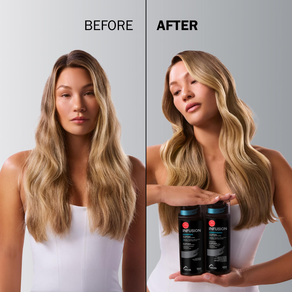 TRUSS Infusion Hair Shampoo – Hydration, Repair for Dry Hair | Vegan, Color-Safe, pH-Balanced (300 ml)