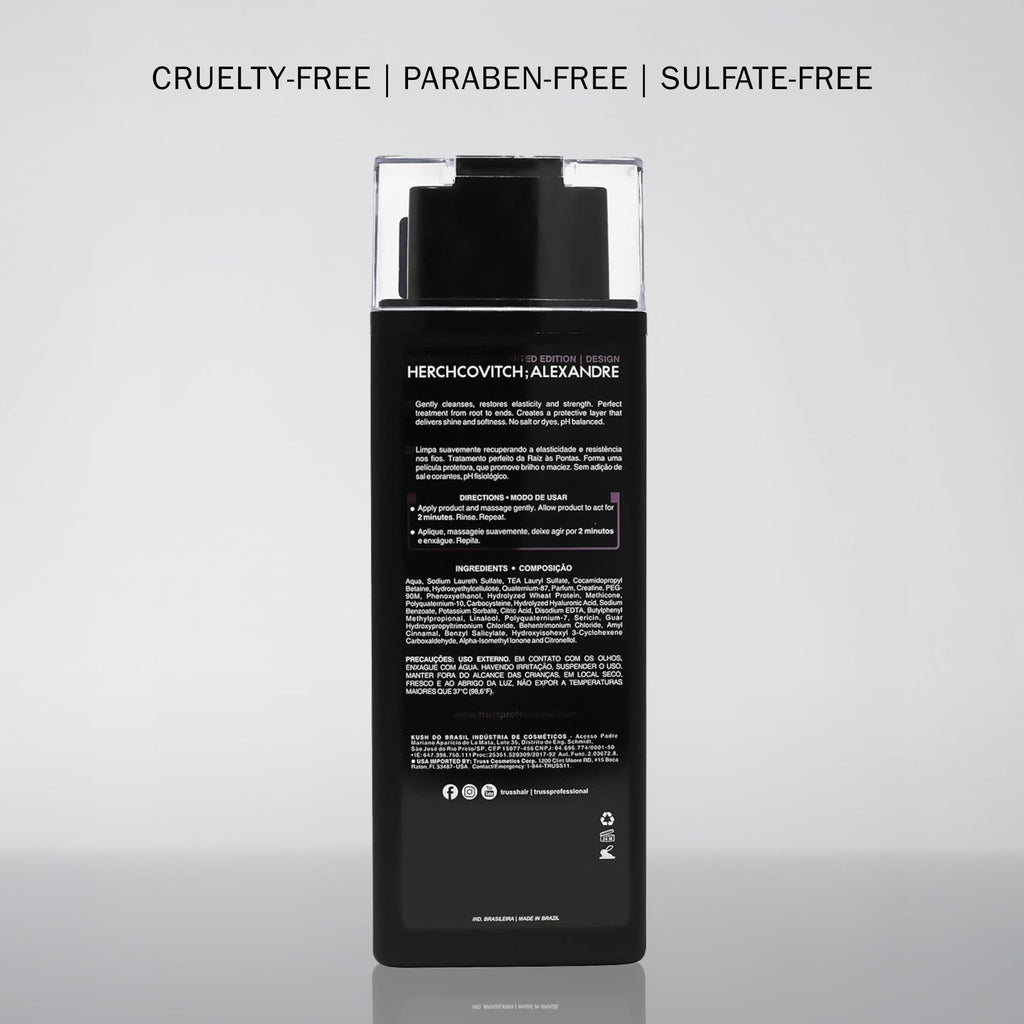 TRUSS Moisturizing Shampoo for Damaged Hair | Gentle Cleanse, Frizz Control & Color Protection
