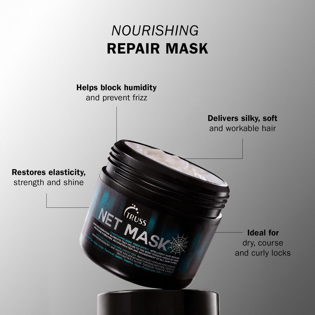 TRUSS Net Deep Conditioning Hair Mask – Nano-Regeneration for Damaged Hair (19.4 oz)