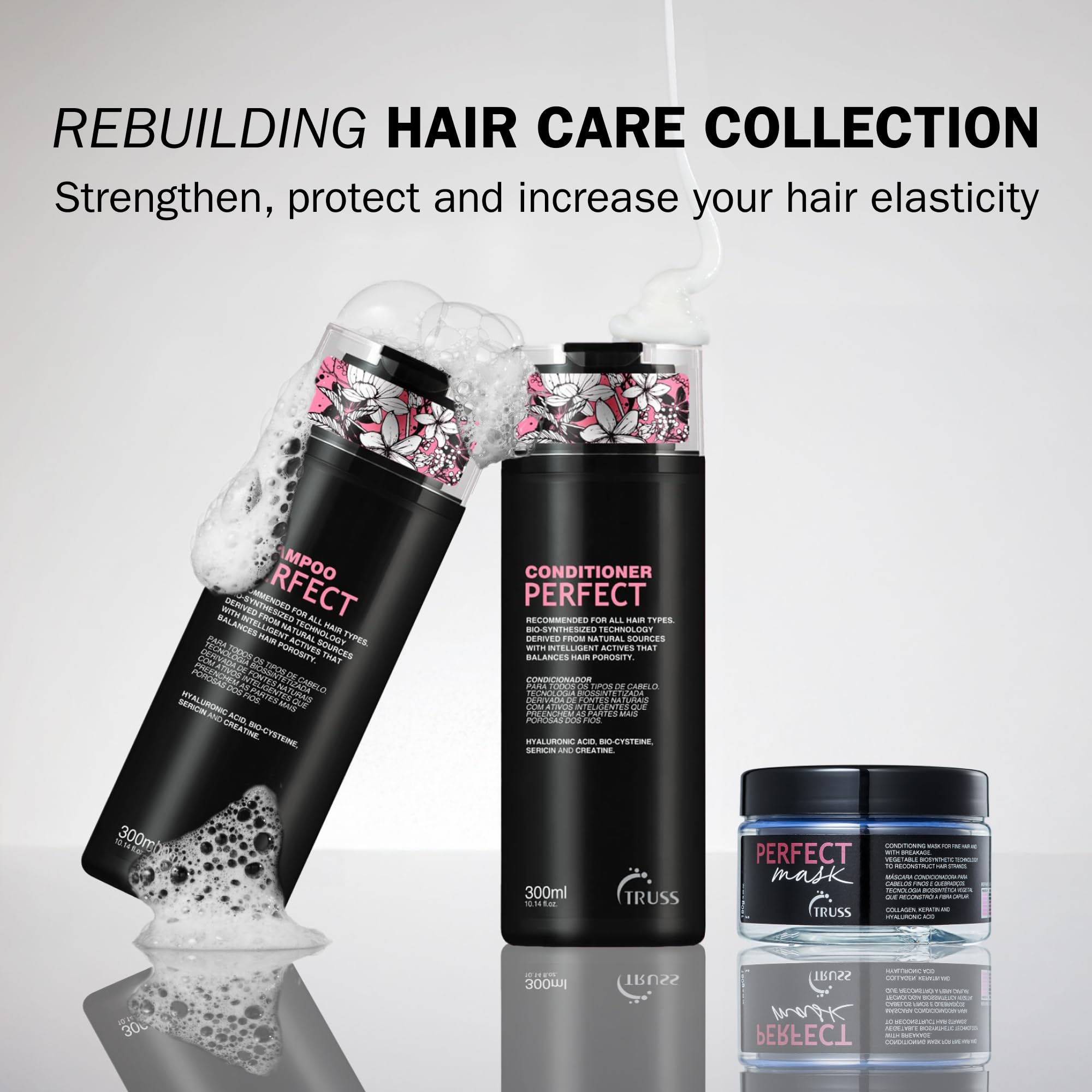 TRUSS Perfect Hair Conditioner – Porosity-Balancing Hydration for Women & Men | Silky Texture, Fuller-Looking Hair (10.14 fl oz)