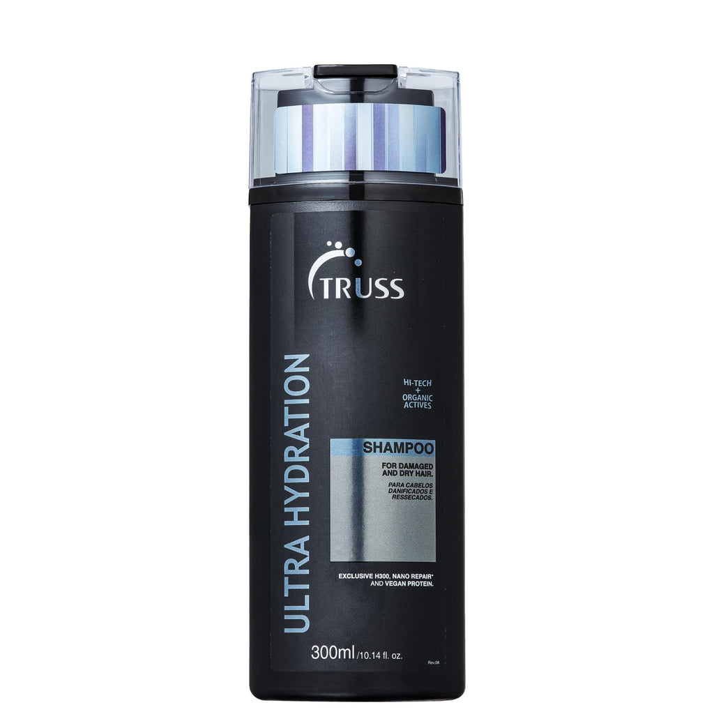 TRUSS Ultra Hydration Shampoo – Hydrating, Color-Safe Hair Care for Dry Hair | Strength, Shine & Frizz Control (10.14 oz)