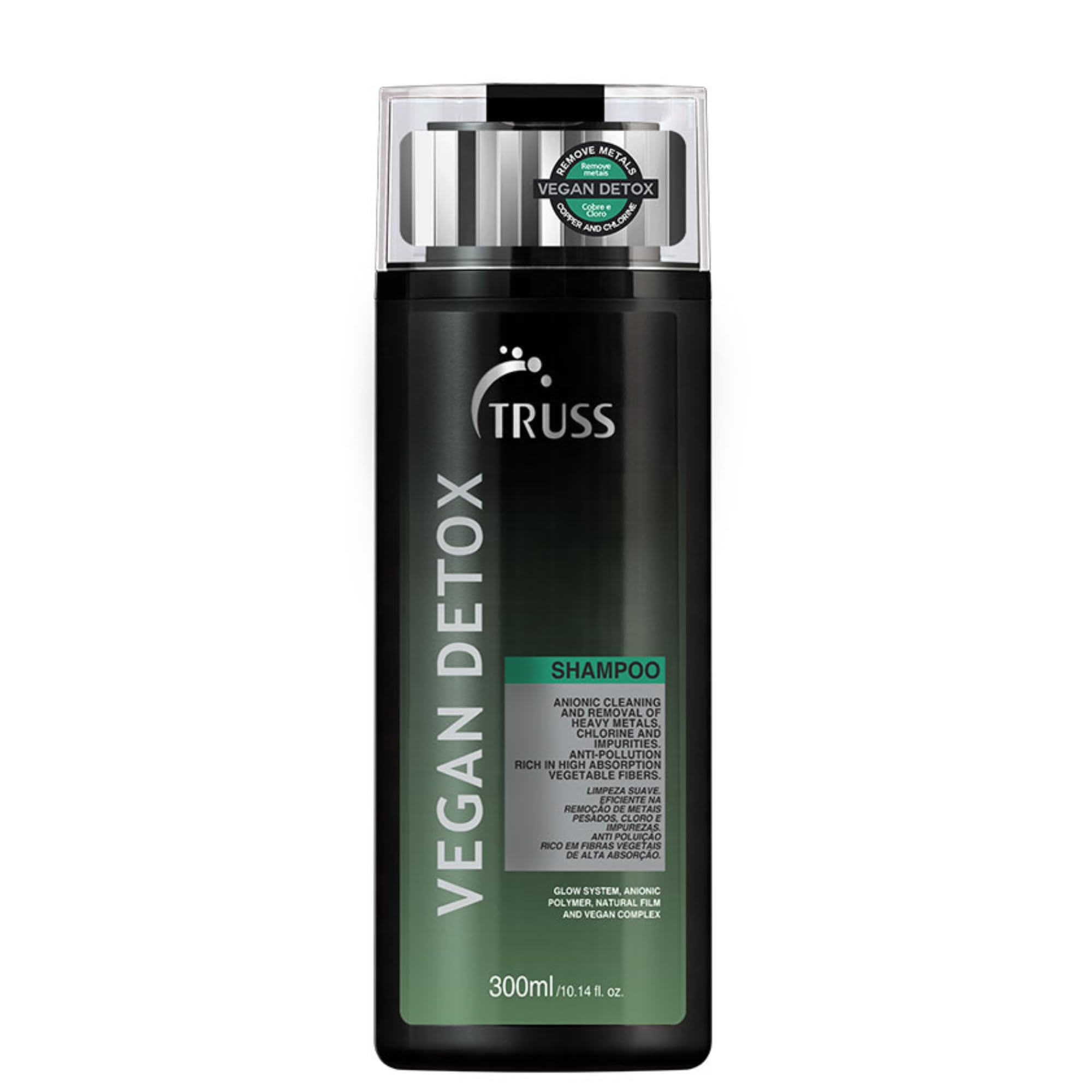TRUSS Vegan Metal Detox Shampoo — Clarifying for Build-Up, Chlorine & Color Protection