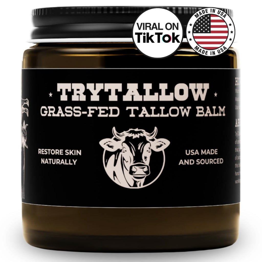 TryTallow OG Balm – Grass-Fed Tallow Moisturizer for Face, Hands & Body | Handmade in NJ