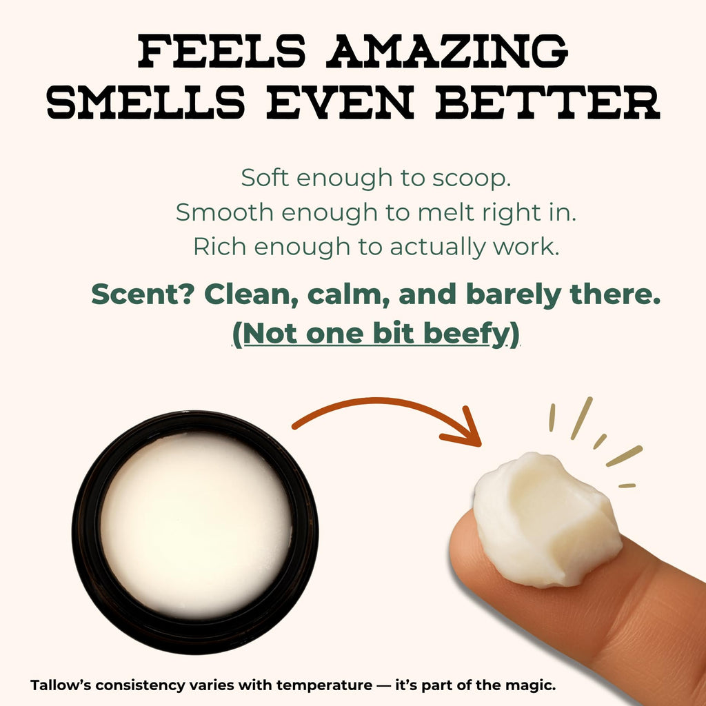 TryTallow OG Balm – Grass-Fed Tallow Moisturizer for Face, Hands & Body | Handmade in NJ