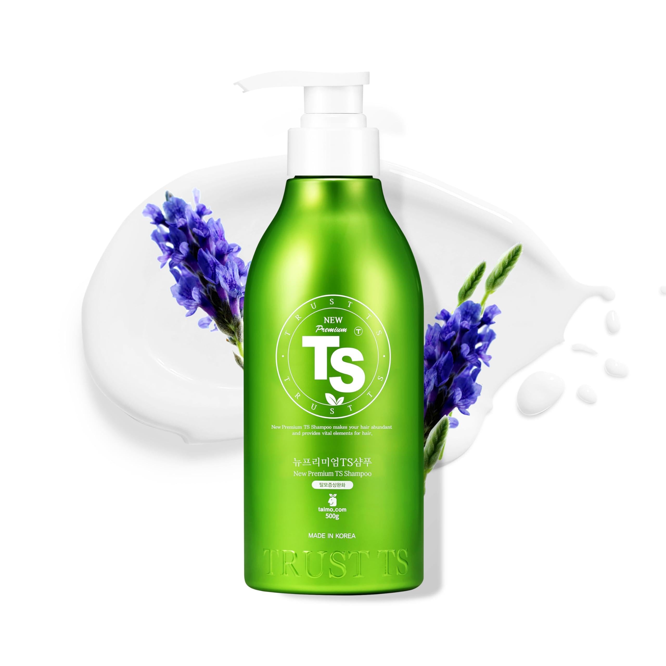 TS New Premium Shampoo – Biotin, Niacinamide & Zinc Pyrithione for Thinning Hair | 19 Botanical Extracts | Sulfate-Free (500ml)