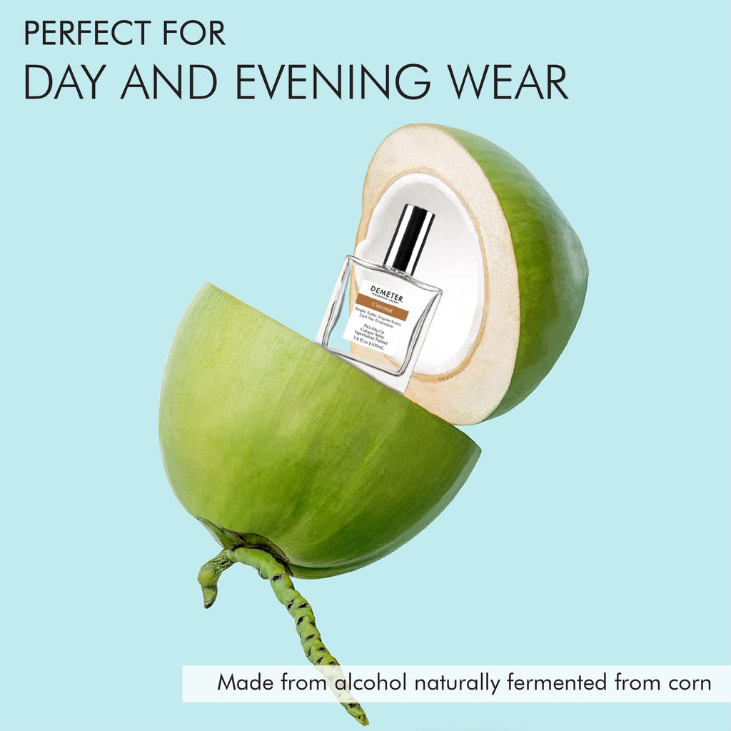 DEMETER Fragrance Library Coconut Cologne Spray 3.4 oz | Fresh Coconut Scent