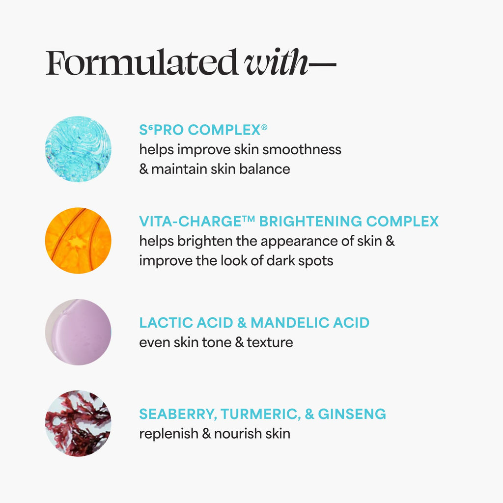 TULA Bedtime Bright Vita-Charge Overnight Brightening Treatment – Vitamin C & Niacinamide