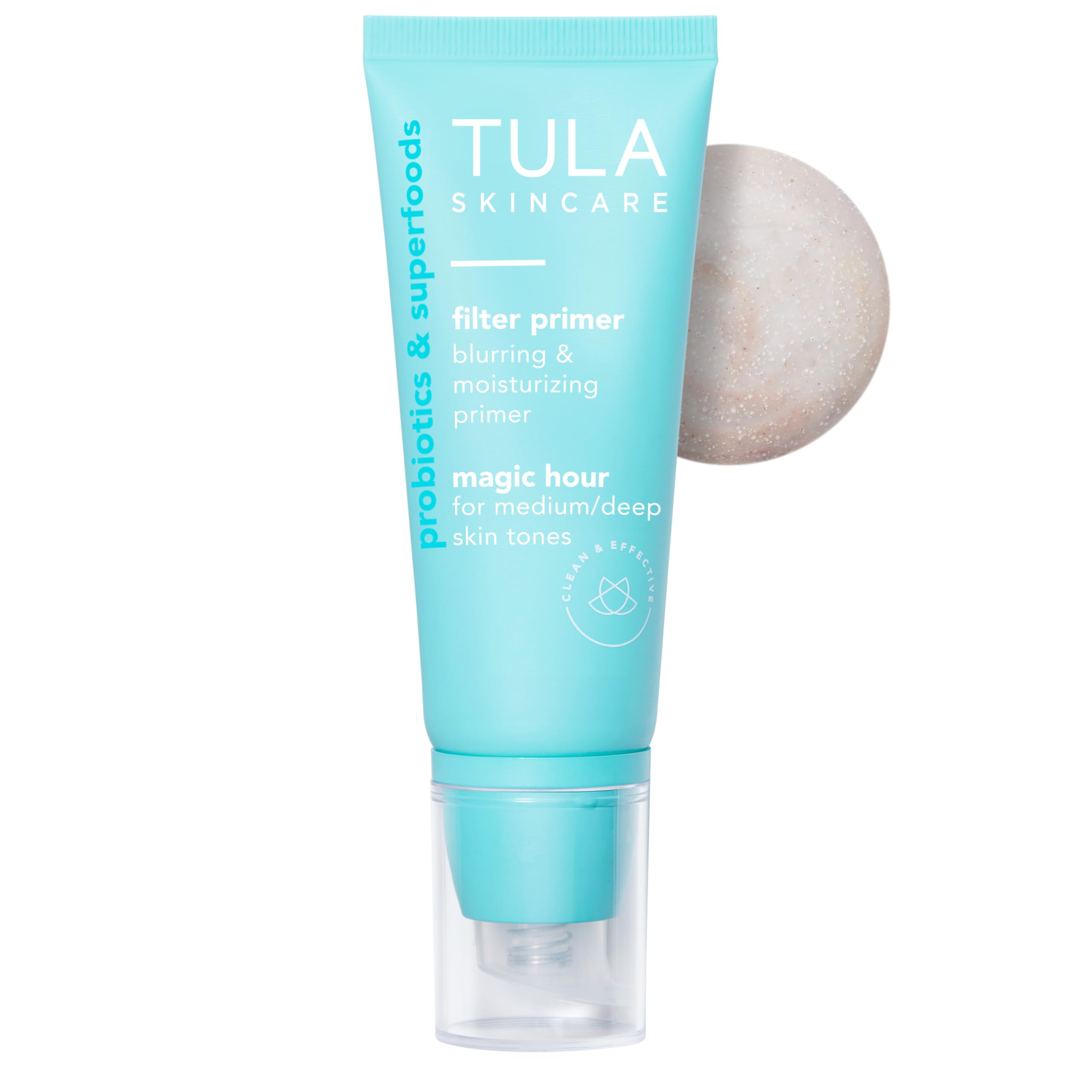TULA Face Filter Primer Magic Hour – Blurring & Moisturizing Base to Even Tone (1 fl oz)
