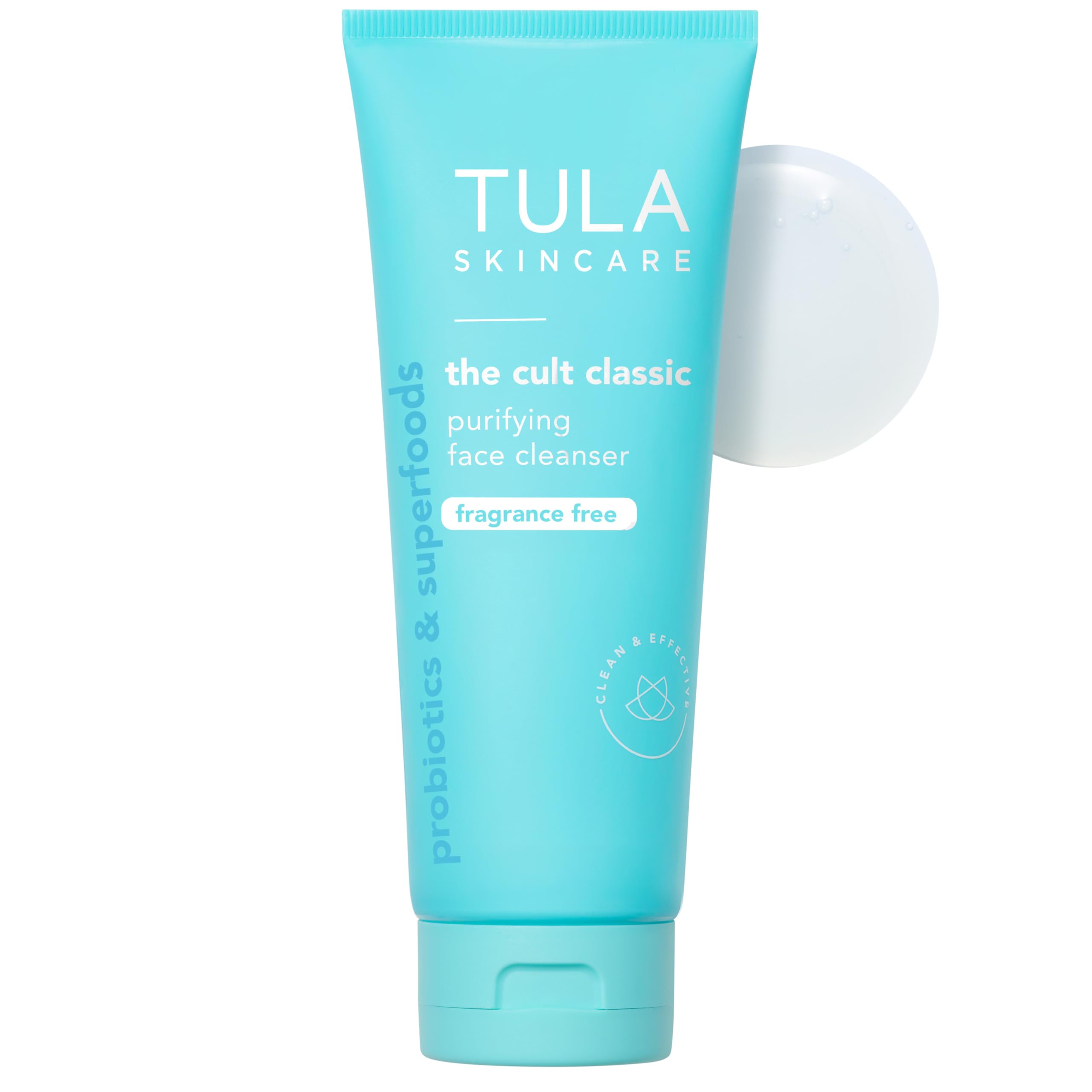 TULA Fragrance-Free Purifying Face Cleanser Supersize 6.7 oz | Probiotic Skin Care