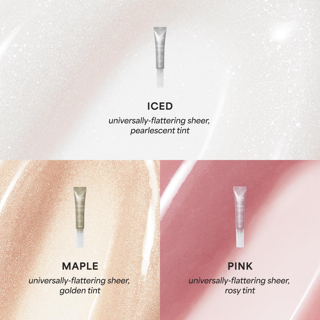 TULA Rose Glow + Get It Lip Balm — Hydrating Peptide Lip Treatment