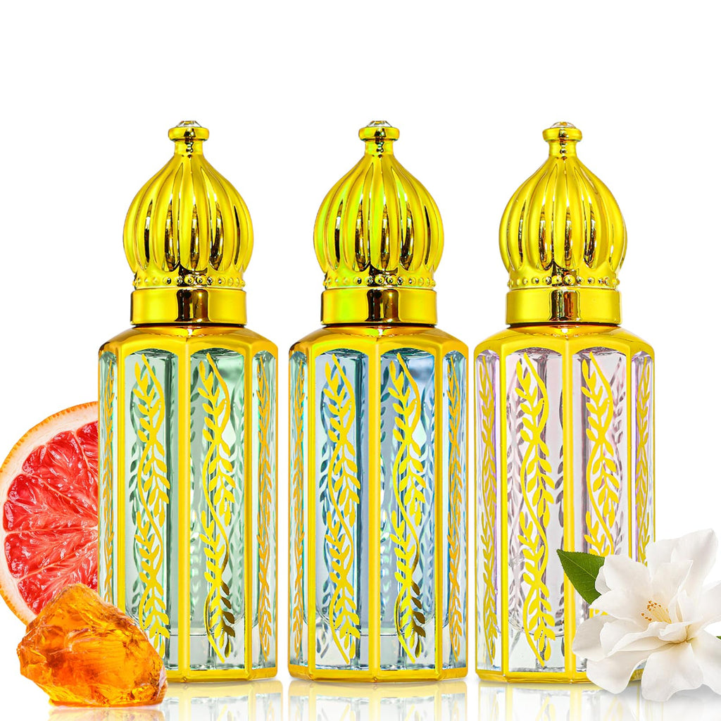 Tuteshow Arabic Perfume for Women – Floral & Fruity Roll-On Oil, Long-Lasting Scent, 0.4 fl oz