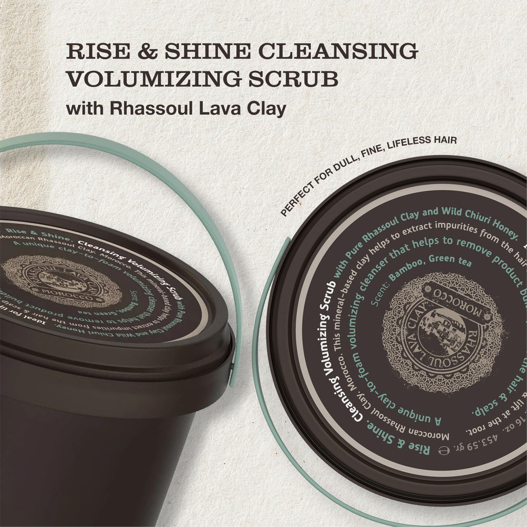 Tweak’d by Nature Rise & Shine Cleansing Volumizing Hair Scrub for Scalp Treatment – Sulfate Free, Paraben Free, 16 oz