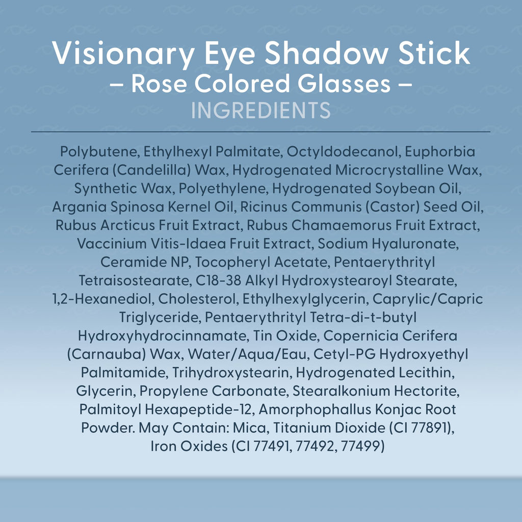twenty/twenty beauty Visionary Eye Shadow Stick – Rose Colored Glasses (Rose Gold Shimmer) | Safe for Sensitive Eyes, Vegan & Cruelty-Free