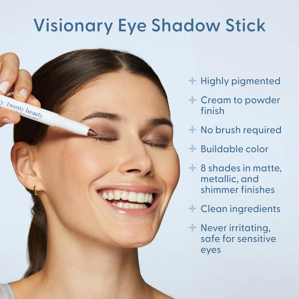 twenty/twenty beauty Visionary Eye Shadow Stick – Starry Eyed Shimmer Cream for Sensitive Eyes | Ophthalmologist Developed