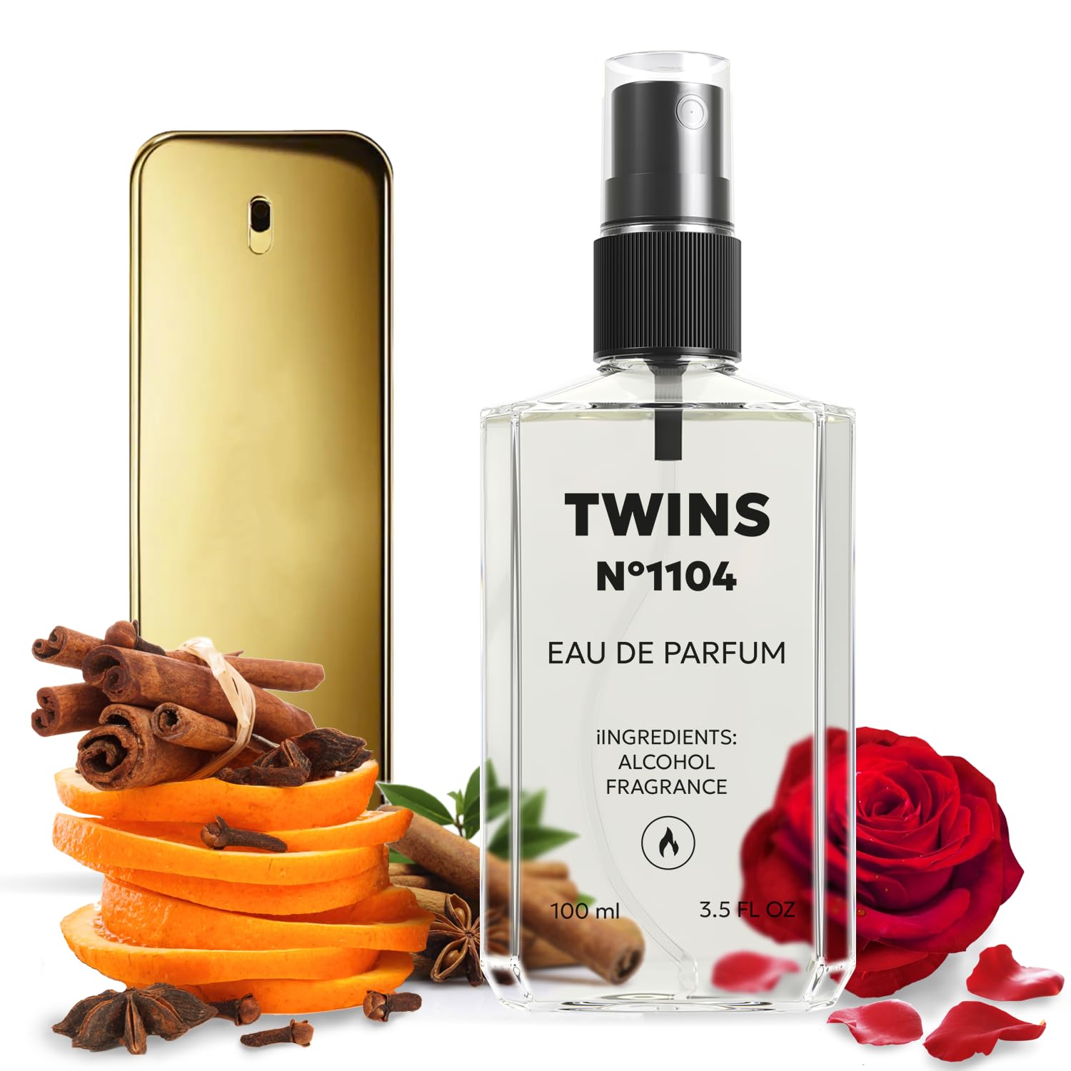 TWINS Impression of 1 Million – Men’s EDP 100 ml | No.1104 | TWINS PARFUM
