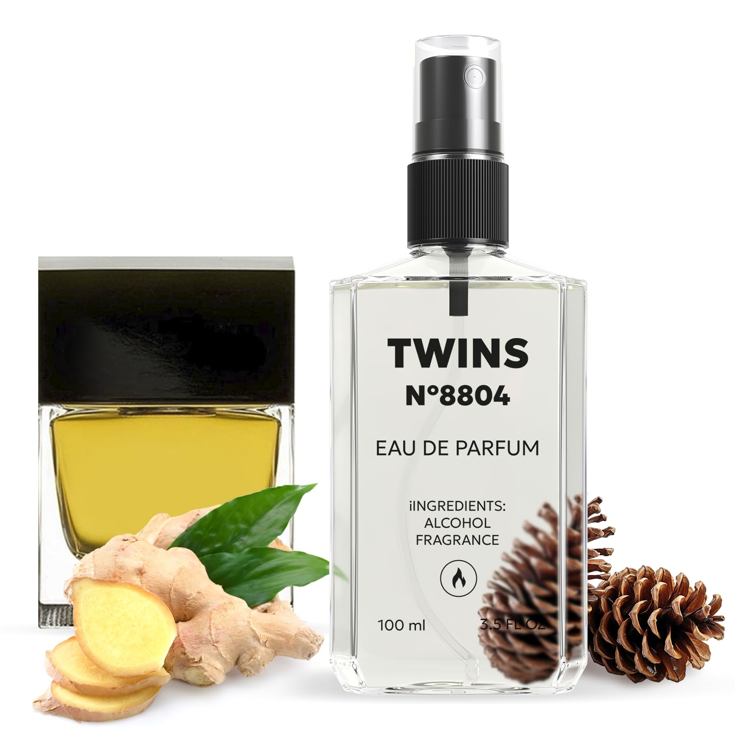 TWINS PARFUM Impression of G. Pour Homme 2003 – Eau de Parfum for Men, No.8804, 100 ml
