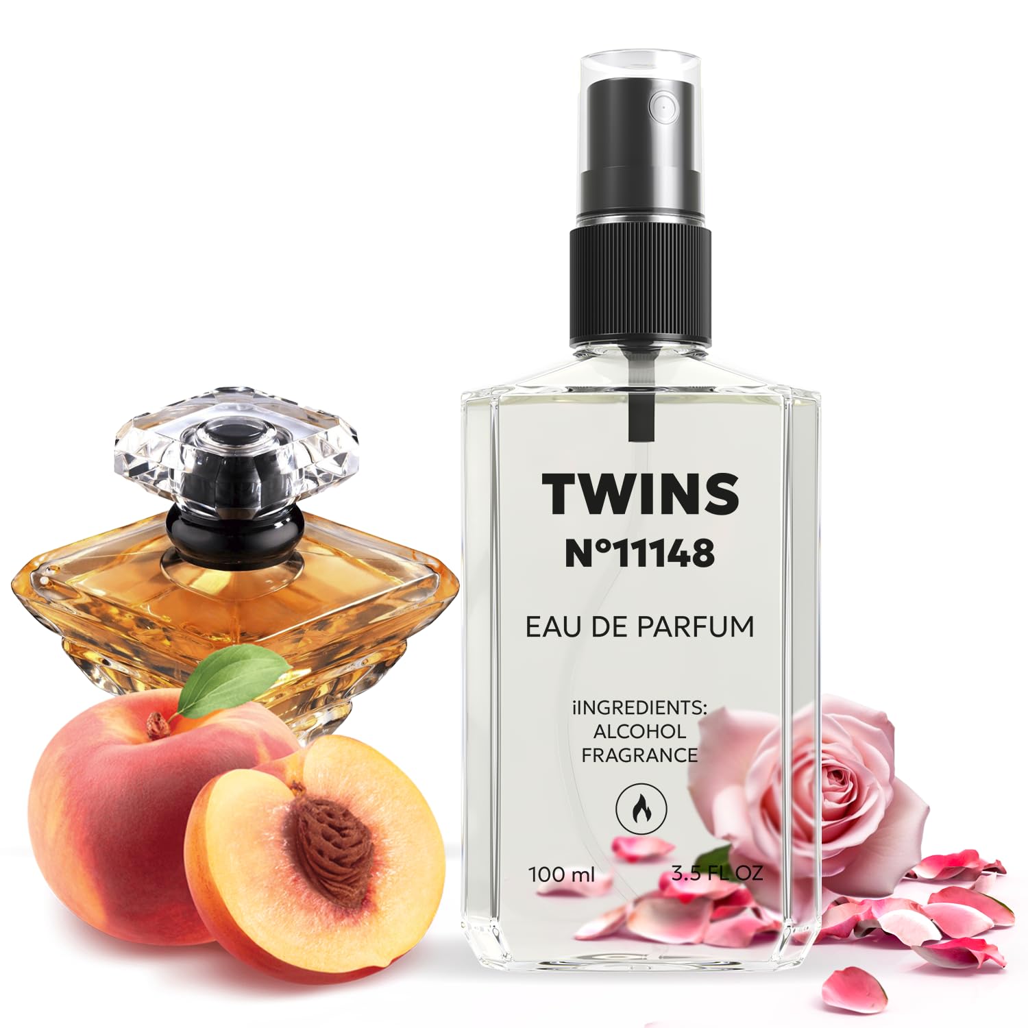 TWINS Impression of Tresor | Women’s Eau de Parfum 100 ml (3.4 fl oz) | No.11148