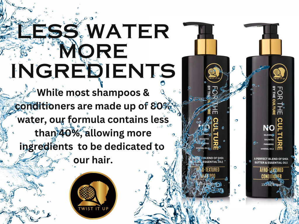 Twist It Up Gold Standard Shampoo & Conditioner Set | 20+ Natural Ingredients