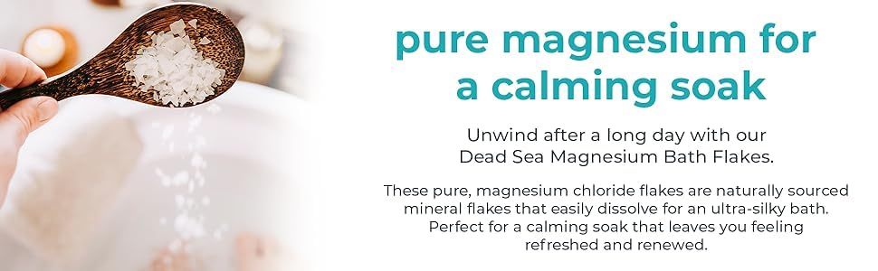 Natural Elephant Dead Sea Magnesium Bath Flakes – 10 lb (2x5 lb) Pure Magnesium Chloride Soak