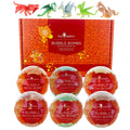 Two Sisters Dragon Bath Bombs for Kids (6 Pack) – Surprise Toy Inside, USA Made