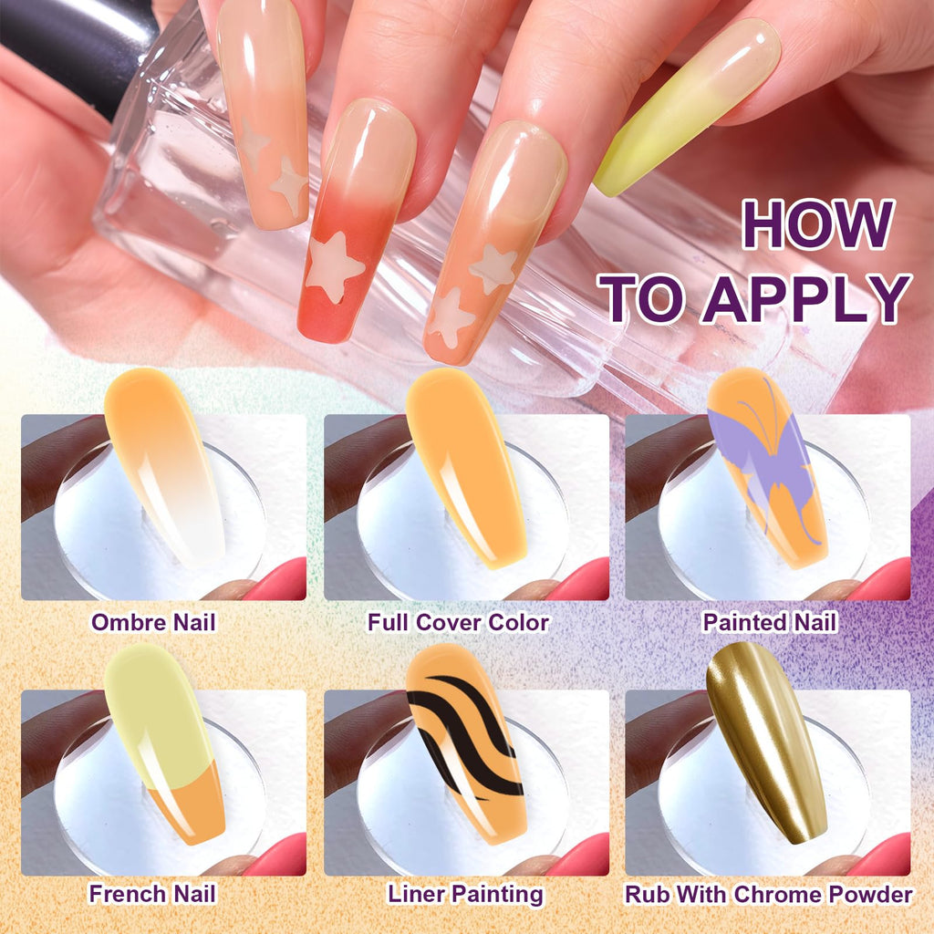 U-Shinein Gradient Painting Gel — 9-Color Ombre Gel Nail Polish Kit