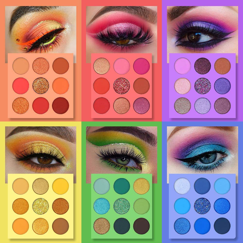 UCANBE 54 Colors Splashy Candies Eyeshadow Palette – Matte & Shimmer