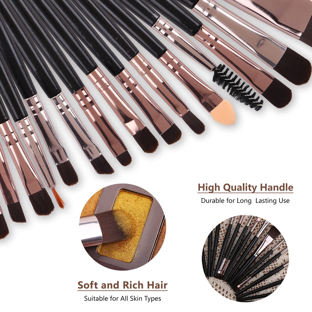 UCANBE 60 Colors Naked Eyeshadow Palette + 15-Piece Brush Set – Nude Neutral Smokey Makeup Kit