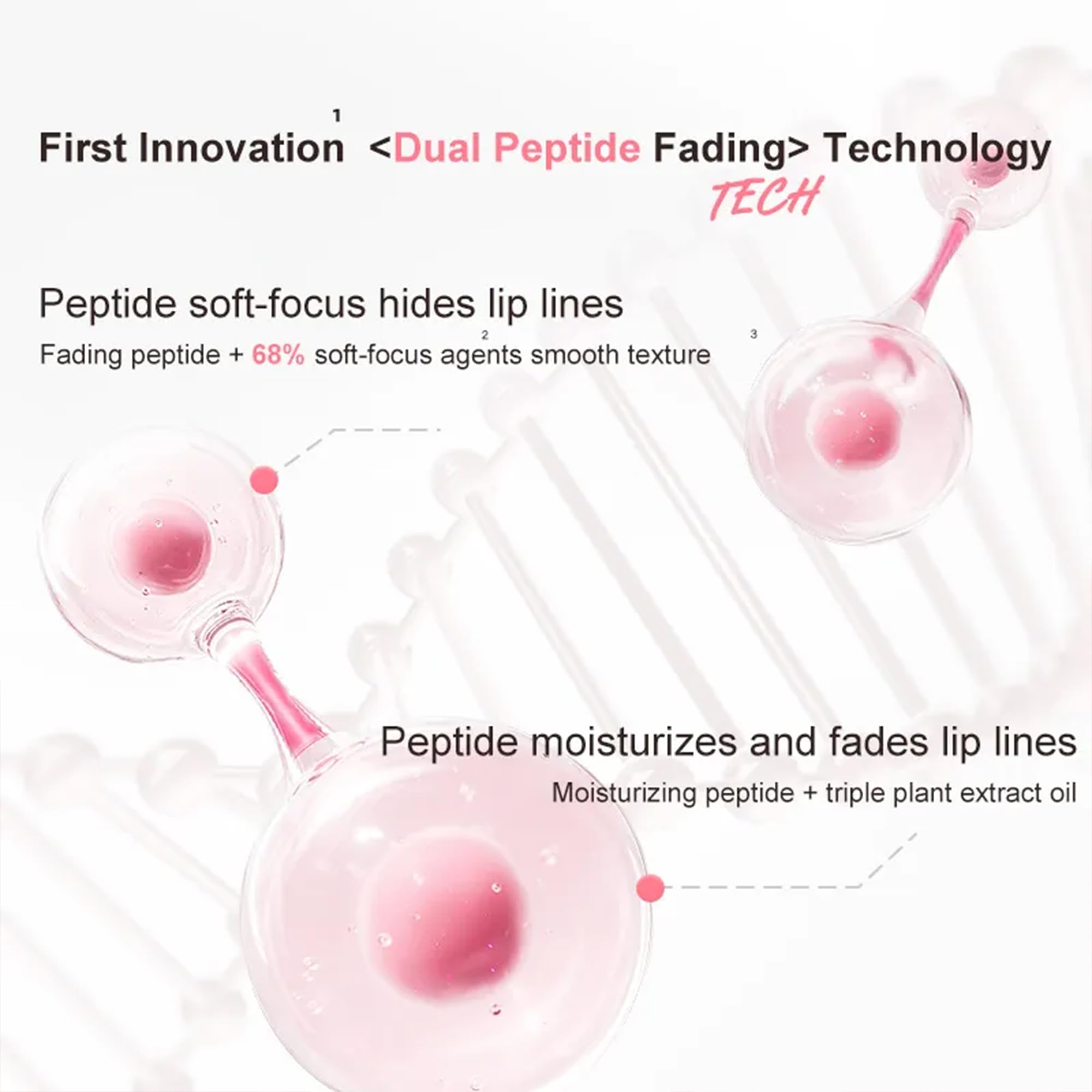 Ueuiu Liquid Lipstick + Cushion Foundation in Pomegranate – Hydrating, Long-Lasting Lip Color