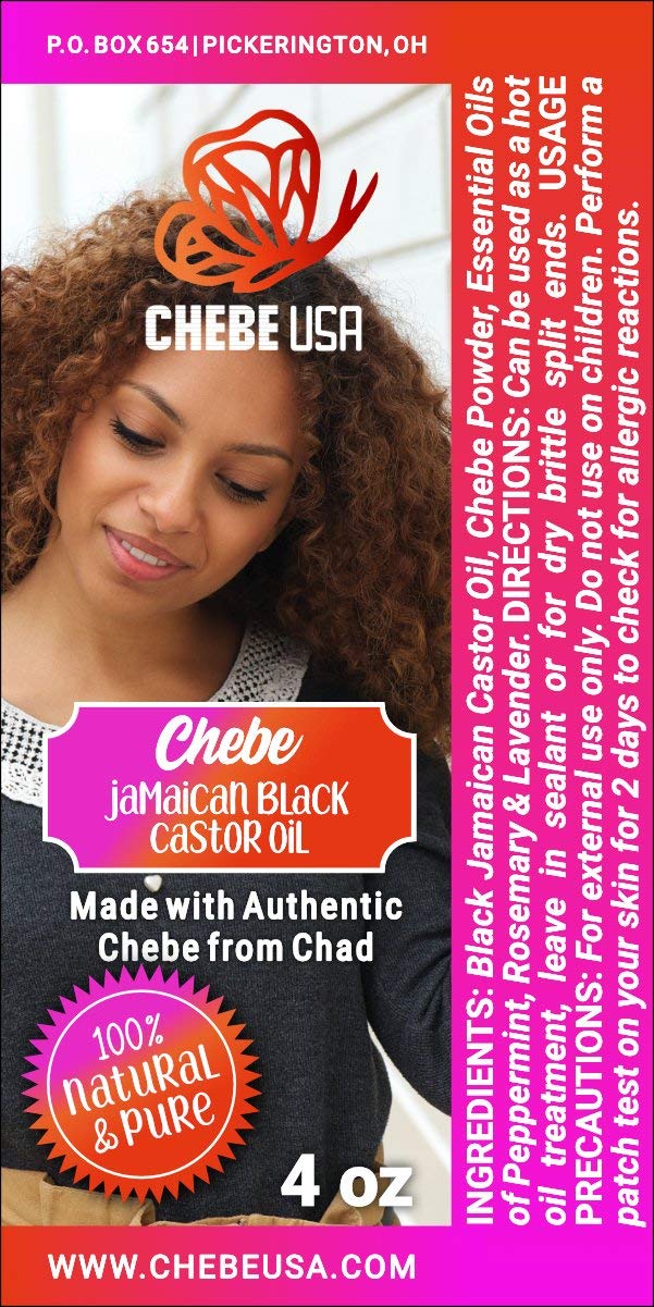 Uhuru Naturals Original Black Castor Hair Growth Oil (4 oz) – Nourish, Strengthen & Lock in Moisture