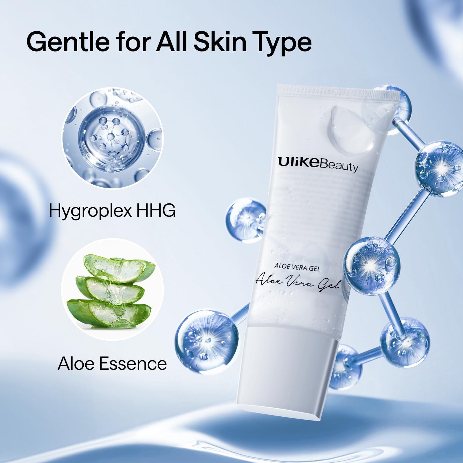 Ulikebeauty Vera Gel for Hair Removal & Facial Devices – Post-Treatment Soothing (3.5oz)