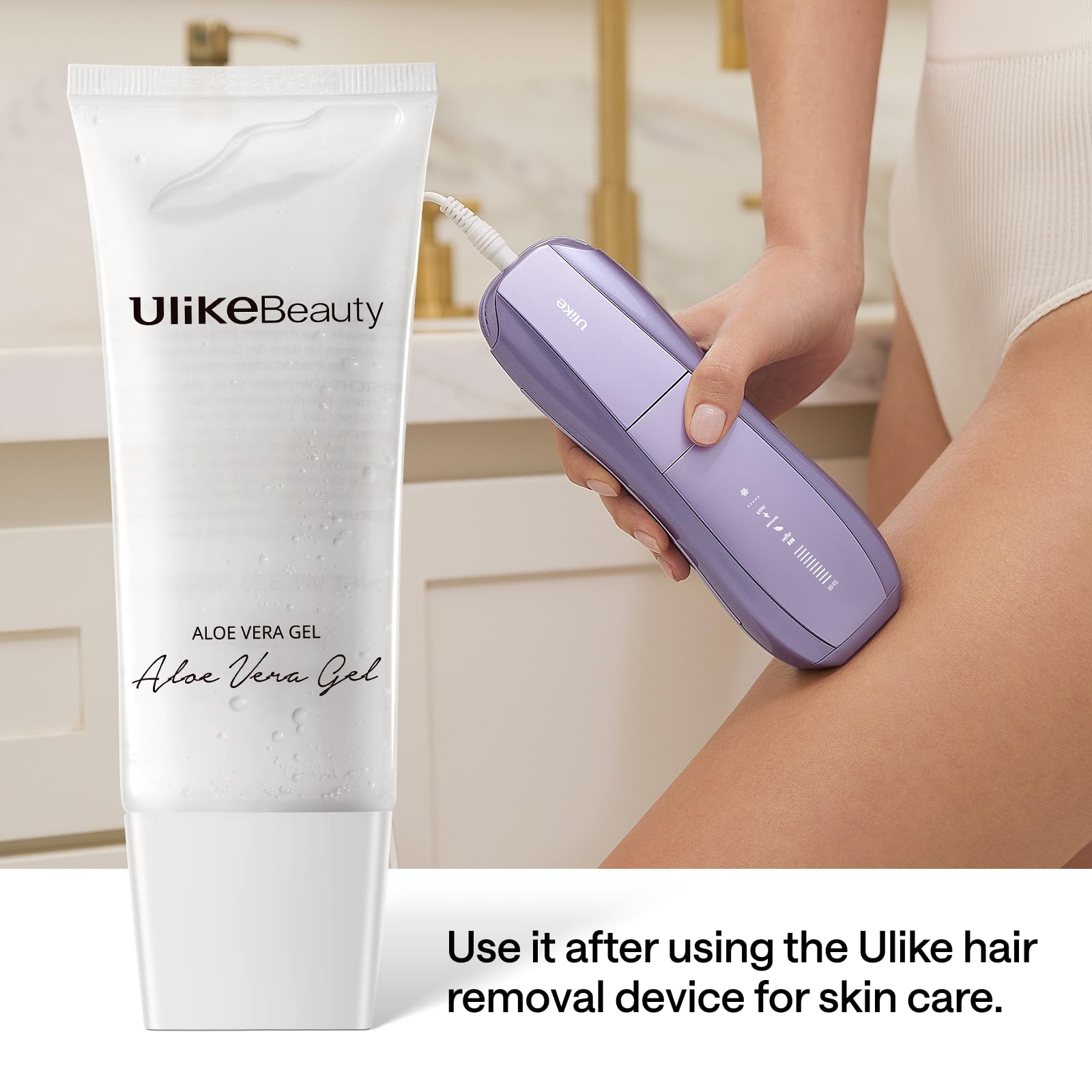 Ulikebeauty Vera Gel for Hair Removal & Facial Devices – Post-Treatment Soothing (3.5oz)