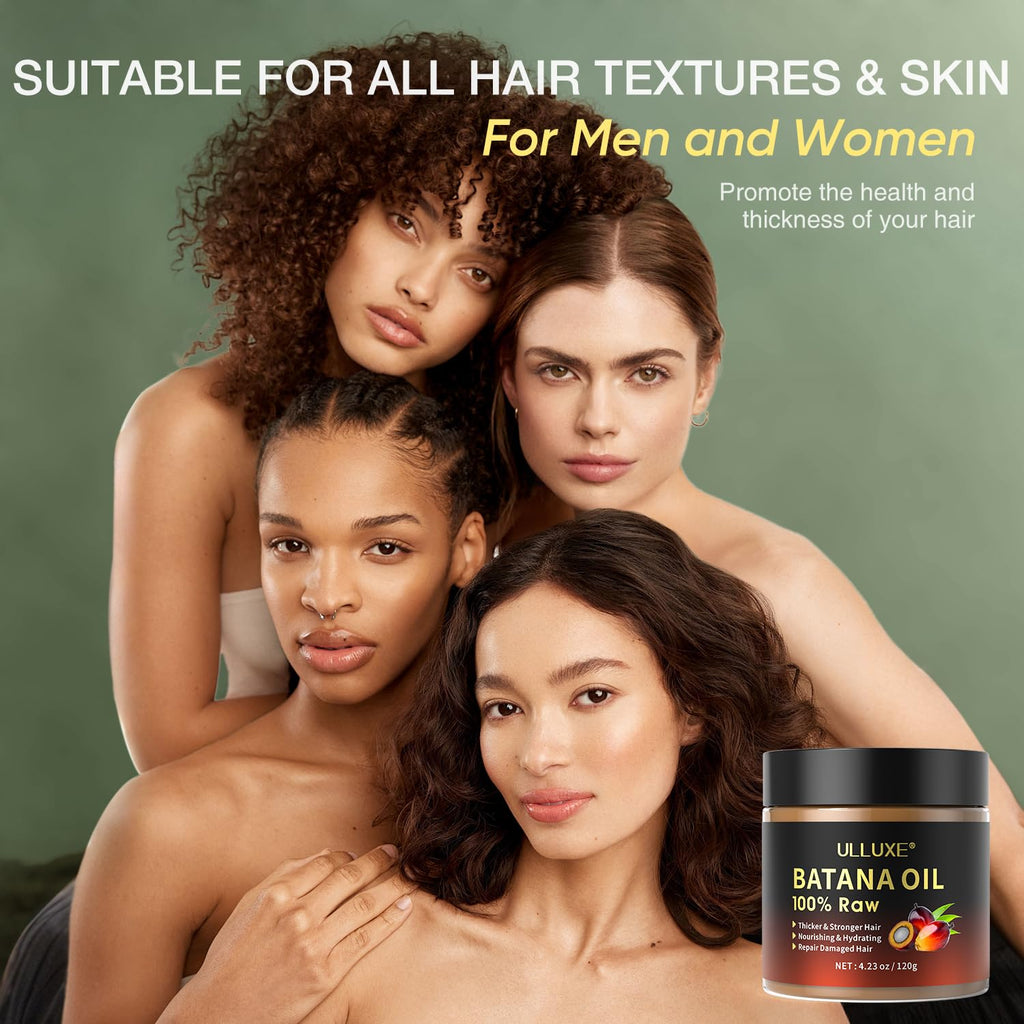 ulluxe Raw Batana Oil – 100% Natural Unrefined Hair Growth Oil from Honduras