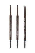 Ulta Beauty 3 Pack Ultra Slim Brow Pencil – Dark Brown (0.003 oz each)