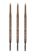Ulta Beauty 3 Pack Ultra Slim Brow Pencil – Taupe, Wax-Based, Matte Finish, 0.003 oz Each