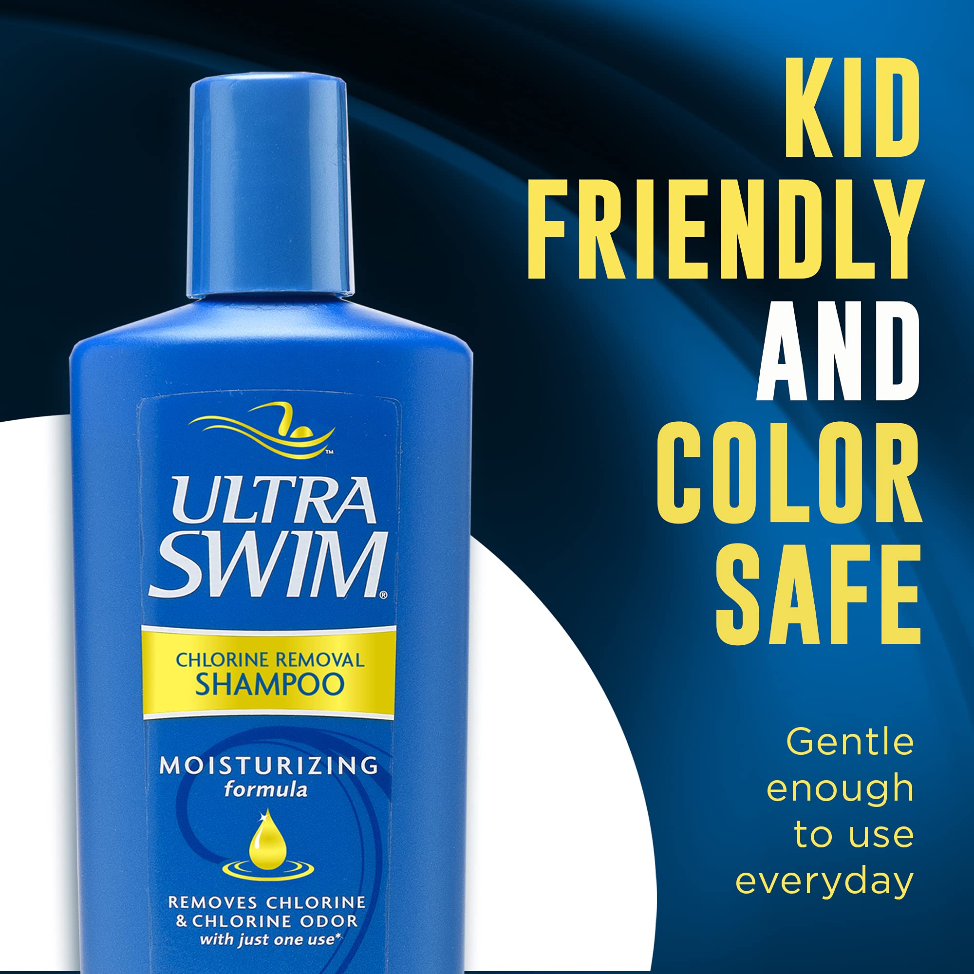 UltraSwim Chlorine Removal Shampoo, 7 fl oz (207 ml) Pack of 2