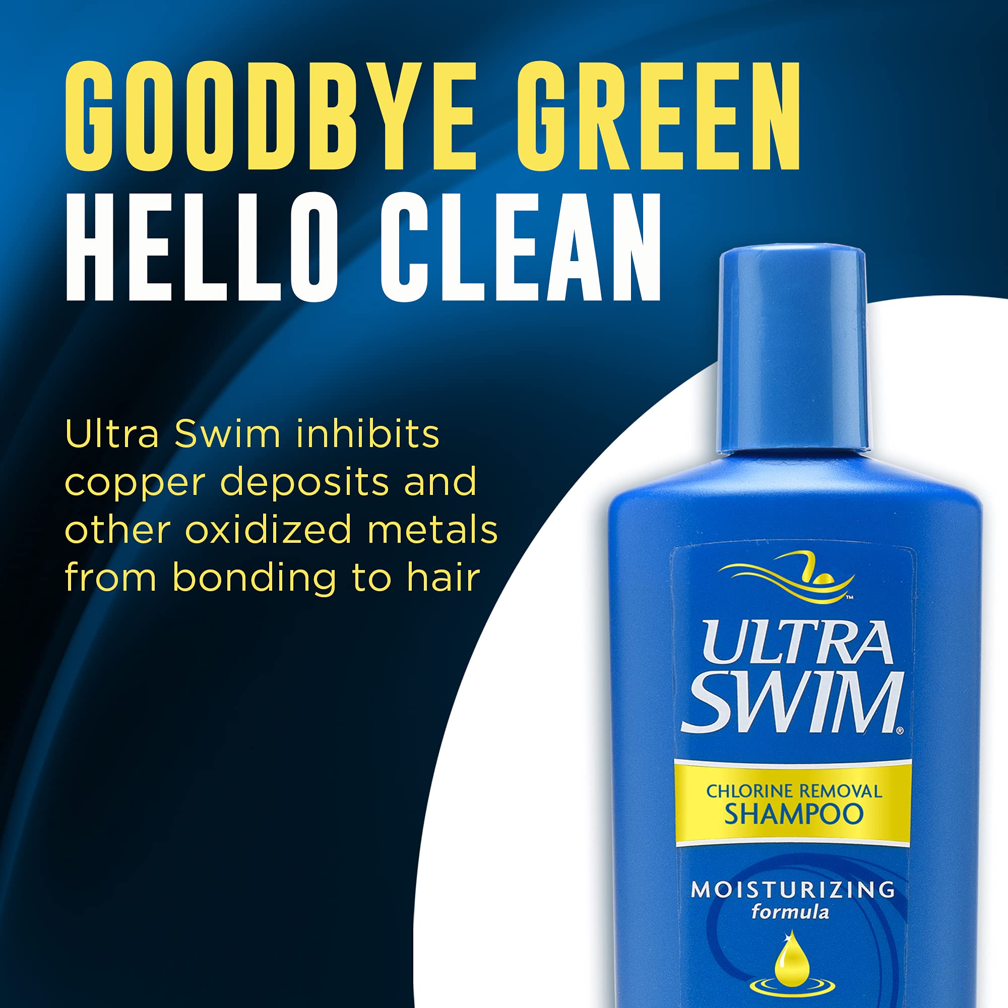 UltraSwim Chlorine Removal Shampoo, 7 fl oz (207 ml) Pack of 2