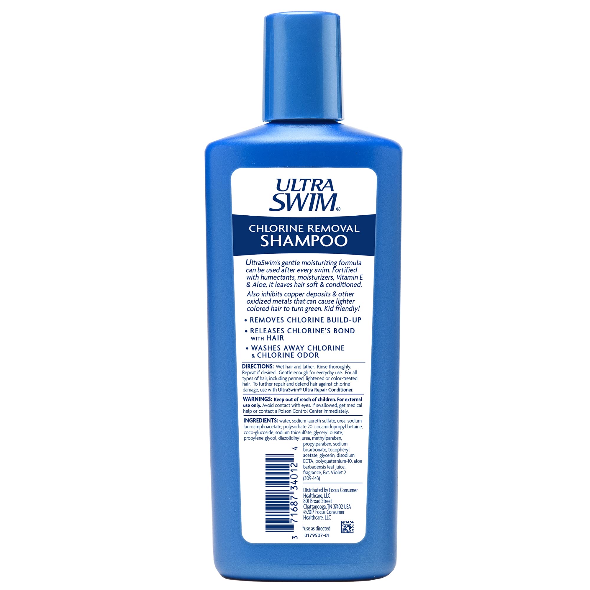 UltraSwim Chlorine Removal Shampoo, 7 fl oz (207 ml) Pack of 2