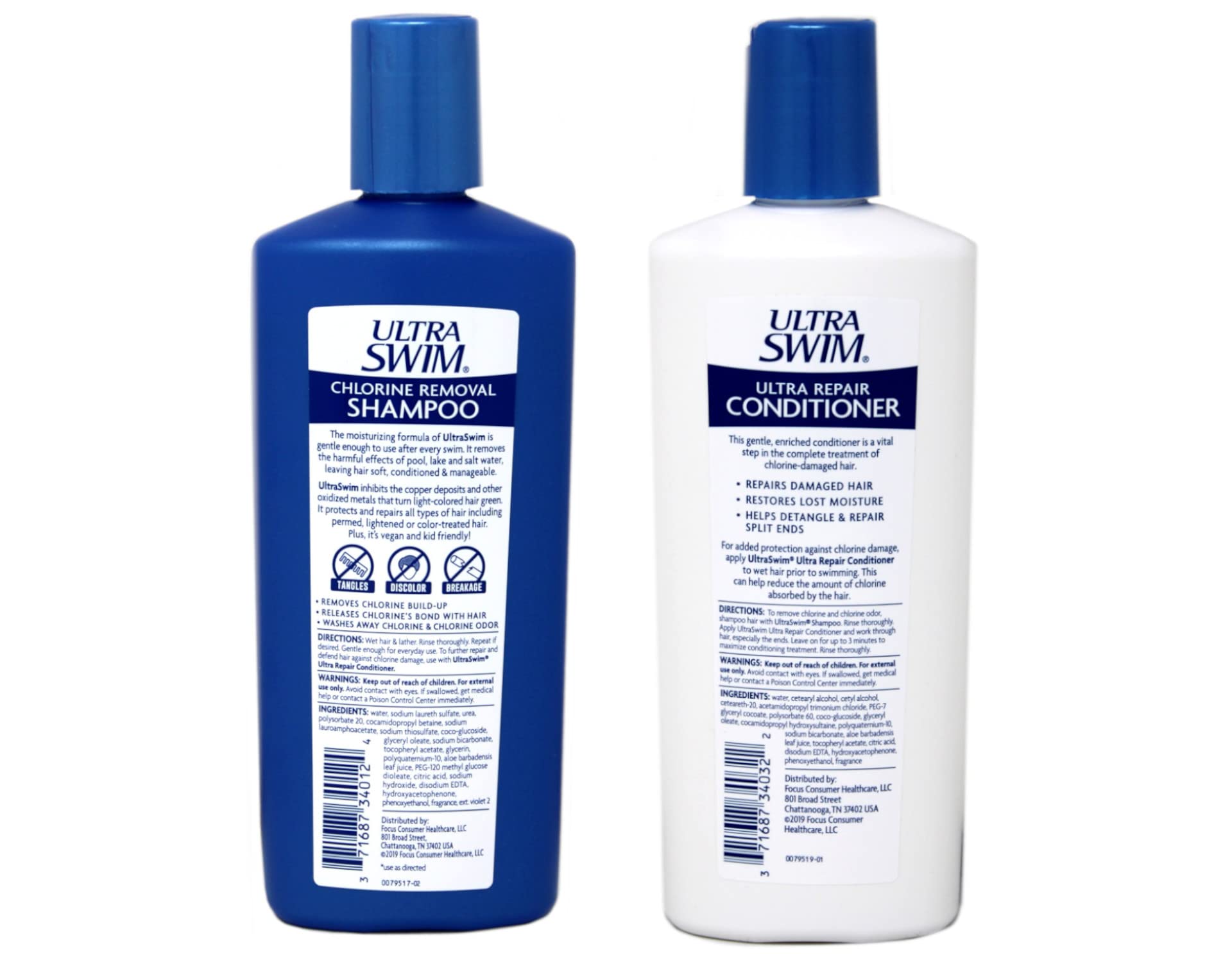 UltraSwim Dynamic Duo Repair Shampoo and Conditioner – 7 oz Each | Nourish & Restore Dry Hair